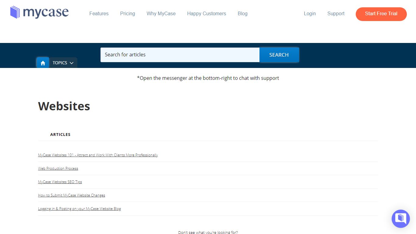 Websites - mycasehelp.force.com